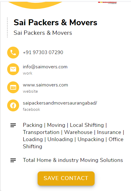 sai packers movers