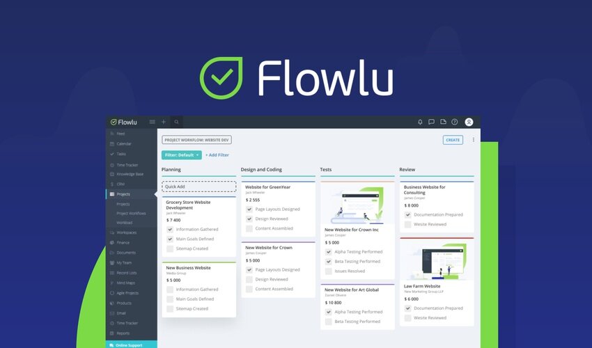 Flowlu Customer Management System
