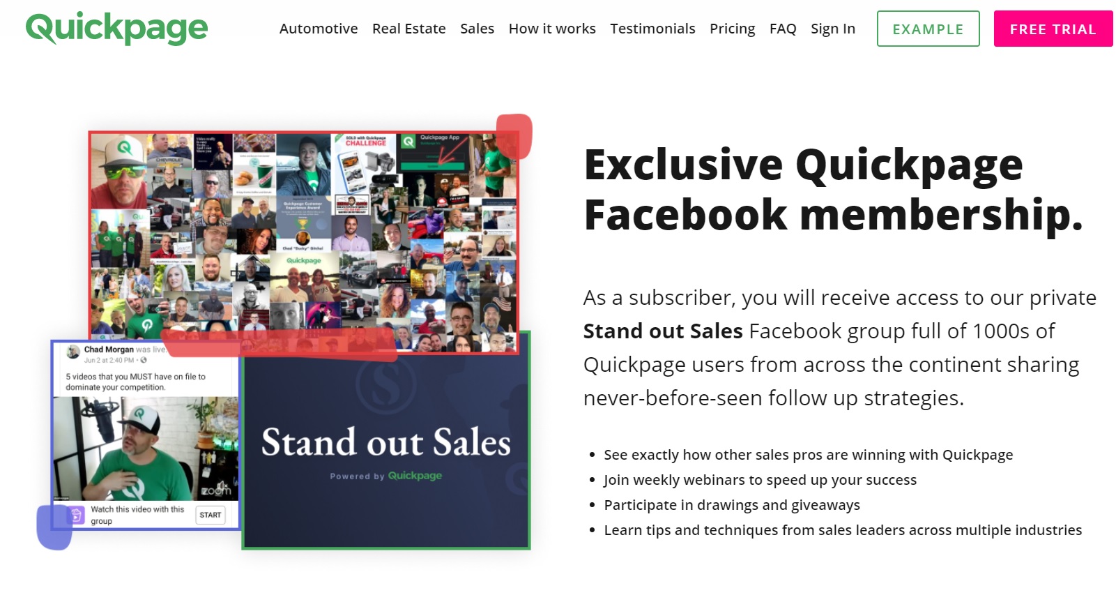 quickpage members